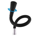 RAV Slezák - SÁZAVA - Dřezová baterie s flexibilním ramínkem, Chrom/Černá, 1/2" SA006.5/13