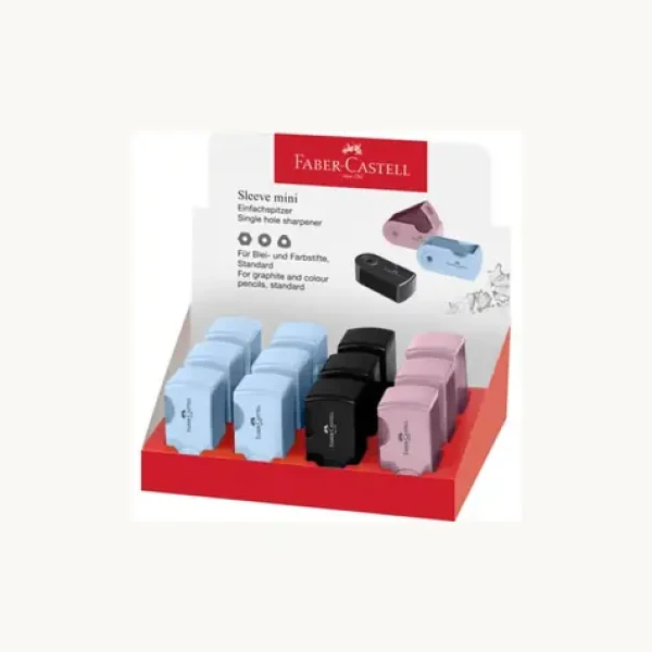 FABER-CASTELL Ořezávátko se zásobníkem / mix barev (182774)