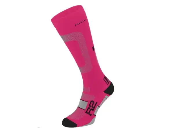 R2 Power cyklistické podkolenky růžová