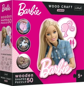 Trefl Wood Craft Junior - Puzzle - Krásná Barbie