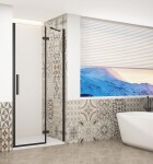 GELCO - TRINITY BLACK dveře do niky pravé, 1100 čiré sklo, GT1211CR-B GT1211CR-B