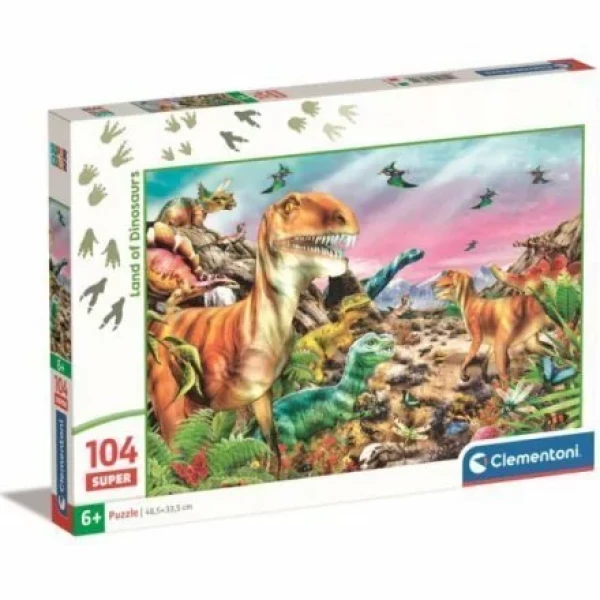 Clementoni PUZZLE Země dinosaurů