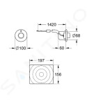 GROHE - Příslušenství Pneumatické ovládání 37059000