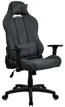 Arozzi Torretta Soft Fabric tmavě šedá / Herní židle / látkové čalounění / nastavitelná výška a úhel / otočná o 360° (TORRETTA-SFB-DG2)