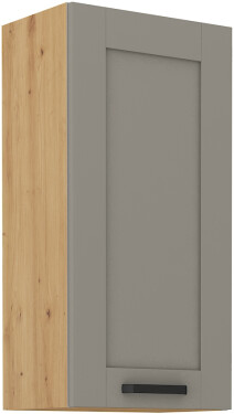 Horní skříňka Luna 45 G-90 1F Barva korpusu: Dub artisan, Barva dvířek: Clay Grey
