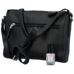 Kožená dámská crossbody Malone Katana, černá