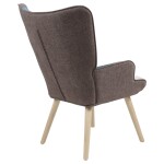 Relaxační křeslo, vícebarevná, látka, AK-304 PW2