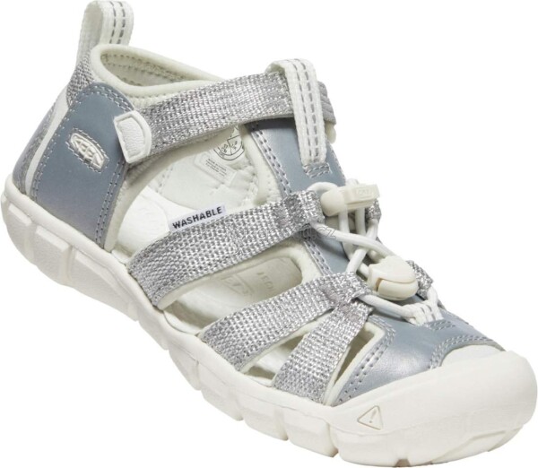 Dětské sandály Keen Seacamp II CNX CHILDREN silver/star white Velikost: