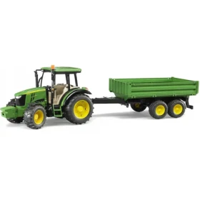 Bruder 02108 Traktor John Deere 5115M s vozem