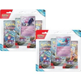 Pokémon TCG: Scarlet &amp; Violet 07 Stellar Crown - 3 Blister Booster