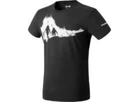 Dynafit Graphic Cotton pánské tričko krátký rukáv black out/ascent vel. L