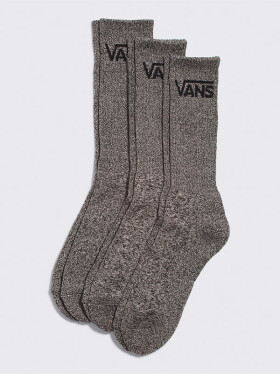 Vans CLASSIC CREW 3PK BLACK HEATHER moderní barevné pánské ponožky
