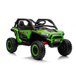 Mamido Elektrické autíčko Buggy UTV KCK 4x4 zelené 24V | 800W | 50 kg | EVA | LED | 2,4Ghz | ECO kůže