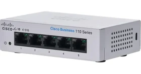 Cisco CBS110-5T-D-EU / Switch / 5 portů / 10/100/1000 Mbps / Unmanaged / Desktop (CBS110-5T-D-EU)