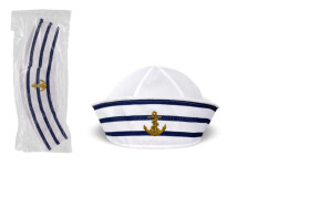 Čepice na karneval námořnická