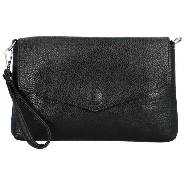 Stylová dámská koženková crossbody kabelka Loren, černá