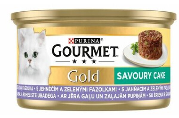 Gourmet Gold s jehněčím & zelenými fazolky 85 g