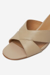 Pantofle Lasocki WYL3454-11Z Přírodní kůže (useň) - Lícová