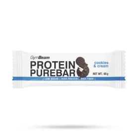 Proteinová tyčinka PureBar - GymBeam (cookies cream, 60 g) (9061-4-60g-cookies-cream)
