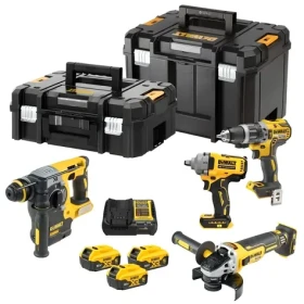DeWalt DCK428P3T / Sada Aku nářadí: DCD796 + DCH273 + DCG405 + DCF894 / 3x 18V 5.0Ah (DCK428P3T-QW)