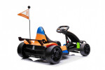 Mamido Dětská elektrická motokára McLaren Drift oranžová