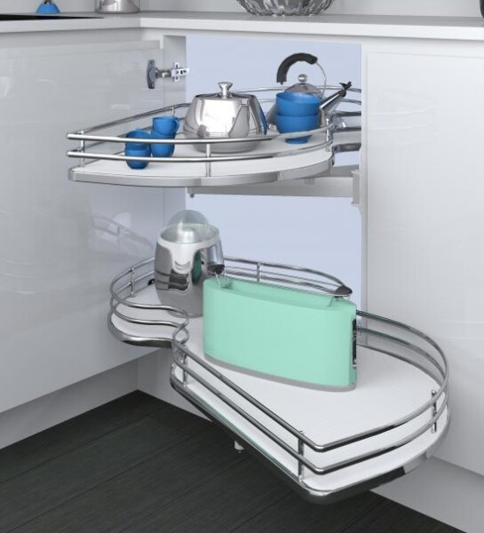 Inoxa výsuvný karusel Combis 2 :: pravý; titan/antracit; 450 (H21_3112_57)