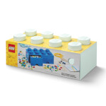 LEGO úložný box šuplíky aqua