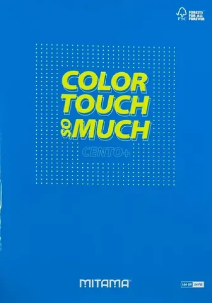 Mitama Color Touch světle modrá / Sešit / A4+ / Linkovaný / 52+2 listů (62172-90125)