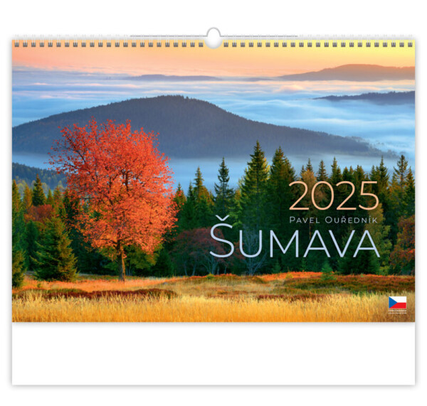 Kalendář nástěnný 2025 - Šumava - Pavel Ouředník