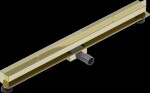 MEXEN - Flat Wall žlab ke stěně 2v1 80 cm zlatý 1530080