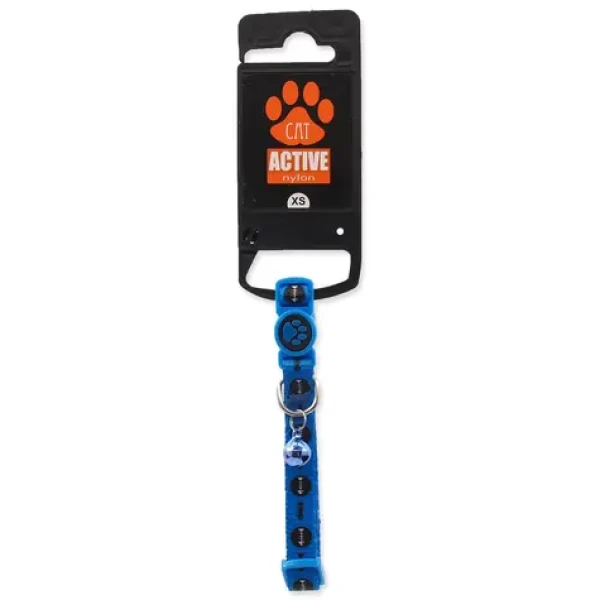 ACTIVE CAT Obojek Rybka modrý XS / Nylonový / bezpečnostní spona / 19-31 cm (0903-90102)
