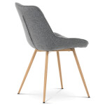 Jídelní židle, šedá, látka, CT-394 GREY2