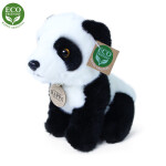 Plyšová panda sedící 18 cm ECO-FRIENDLY