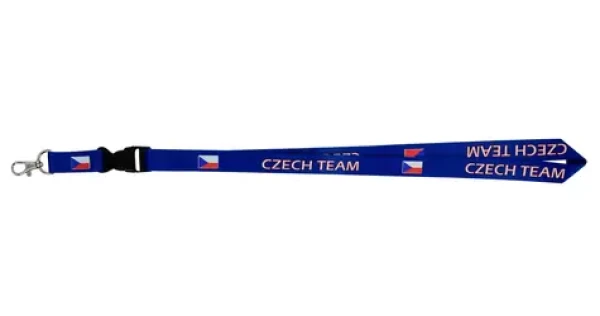 SPORTTEAM Klíčenka ČR 2 - modrá (4891223096170)