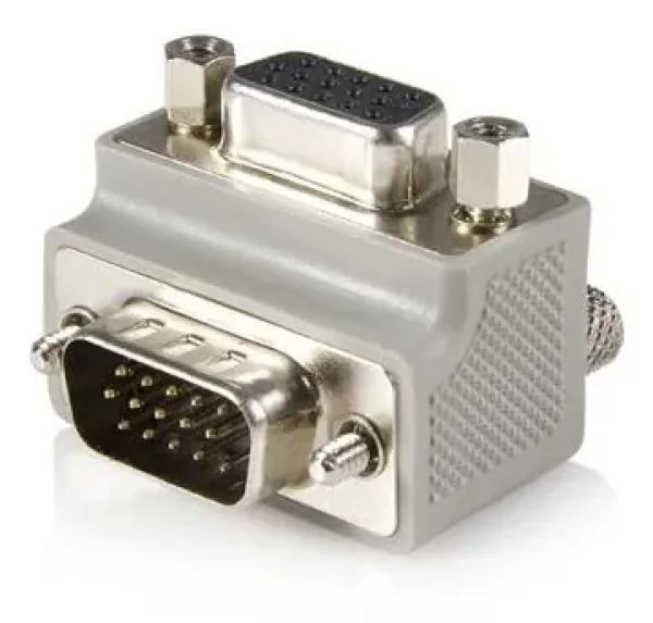 StarTech redukce VGA 15pin D-SUB (M/F) lomená šedá / Redukce / VGA (GC1515MFRA1)