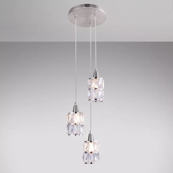 Svítidlo 15760-3 CHROM KRYSTALY LW3