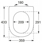 VILLEROY & BOCH - Subway 2.0 WC sedátko s poklopem, SoftClosing, alpská bílá 9M68S101