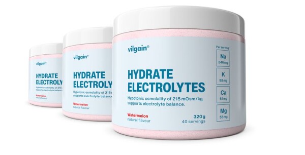 Vilgain Elektrolyty – 3× meloun 320 g