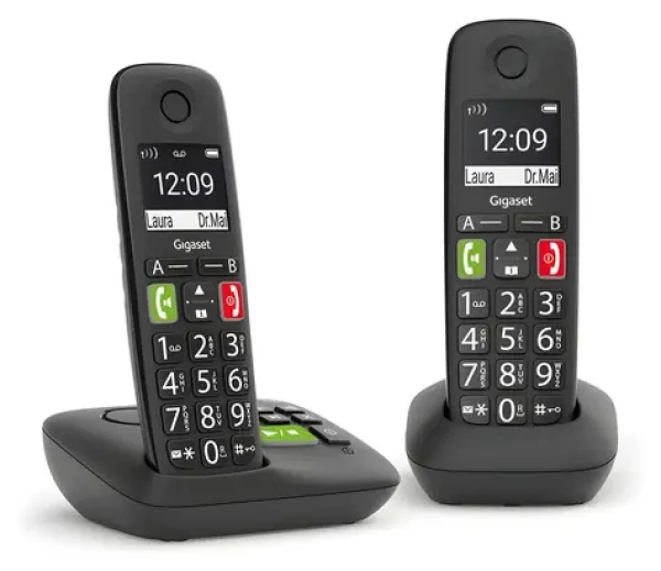 Gigaset E290 A Duo černá / Bezdrátový telefon (L36852-H2921-B101)
