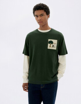 Thinking MU House Bottle Green Aaron Tee GREEN S