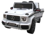 Mamido Elektrické autíčko Mercedes G63 bílé