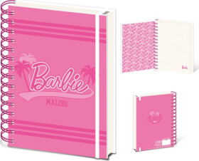 Barbie (Malibu) blok kroužkový A5 - EPEE