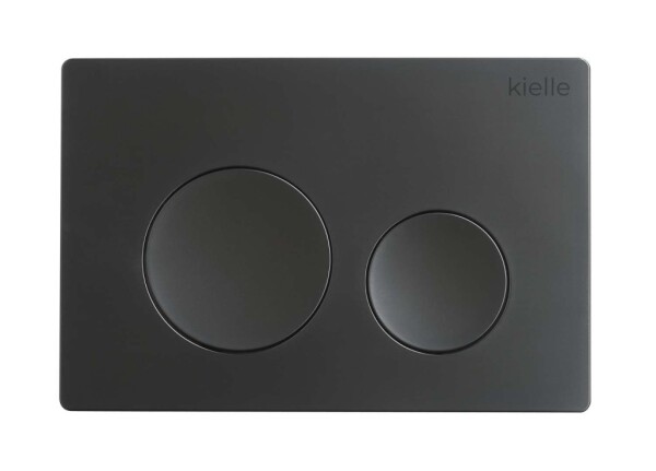 Kielle - Gemini New I Ovládací tlačítko splachování, matná černá 70231040