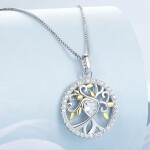 Stříbrný dvojitý náhrdelník Cristy 1 ct MOISSANITE + CERTIFIKÁT, Stříbrná 40 cm + 5 cm (prodloužení) certifikát GRA, hadřík na čištění stříbra, dárková krabička