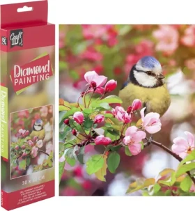 GRAFIX Diamantové malování Sýkorka na větvi