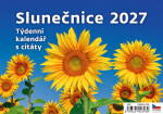 Stolní kalendář 2027 Helma Plánovací Slunečnice