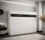 Vyklápěcí postel HH160 Barva korpusu: Bílá mat + Dub Artisan