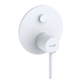 KLUDI - Bozz Baterie pod omítku, pro 2 spotřebiče, matná bílá 387635376