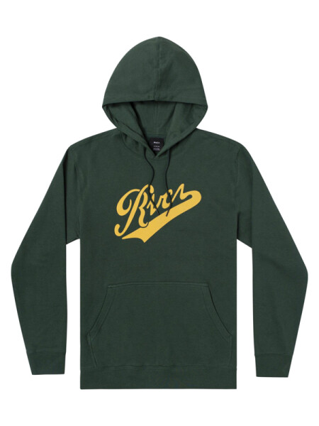 RVCA PENNANT HUNTER GREEN pánská mikina přes hlavu - M