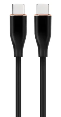 Gembird CC-USB2S-CMCM-1.5M-BK černá / USB kabel / USB-C (M) - USB-C (M) / USB 2.0 / 1,5 m / 3 A (CC-USB2S-CMCM-1.5M-BK)